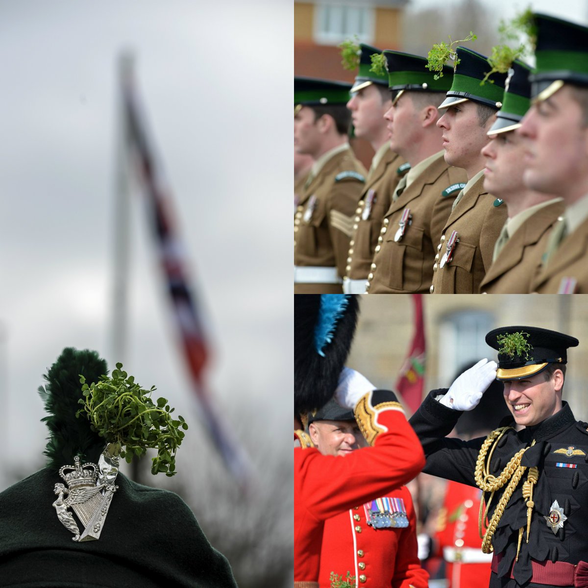 RFCANI's tweet image. Did you know? 💭💭

Shamrock presentation parades trace their origins to the turn of the 20th century, when Queen Victoria instructed all ranks of her Irish regiments to wear a sprig of shamrock in their head dress to "commemorate the gallantry" of her Irish soldiers! ☘️☘️