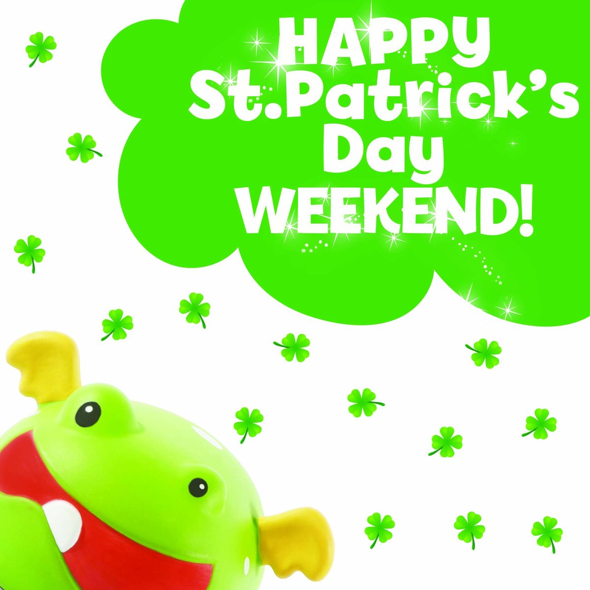 SillySqueaks's tweet photo. Four leaf clover hunting starts now! Silly Squeaks wish you luck all weekend long! #sillysqueaks #luckofthesqueaks https://t.co/rc54QnmFOx