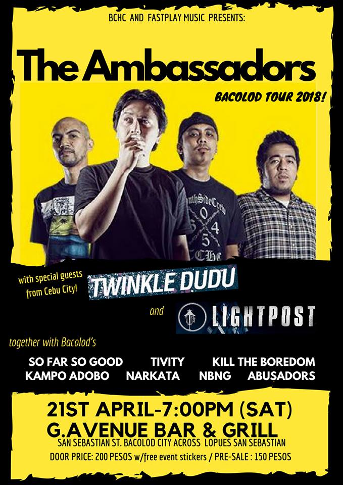 Our upcoming gigs this April. Follow my band <a href="/KillTheB0red0m/">Kill The Boredom</a> for more details.