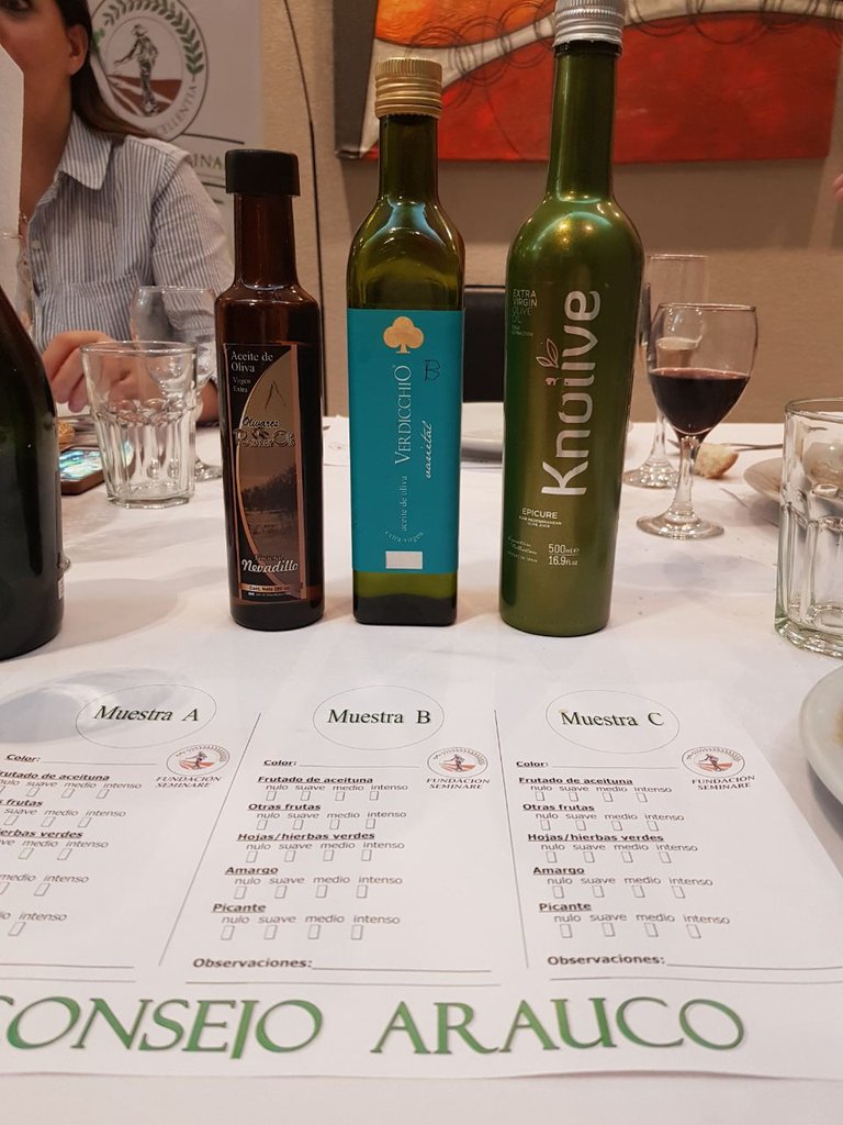 Reunión del Consejo de Sommelier de Aceites de Oliva, con cata de 3 AOVEs. <a href="/stella_vannucci/">Stella Vannucci</a> <a href="/CamaraOlivicola/">Camara Olivicola</a> @alfonsoconrado @SabriFacchin