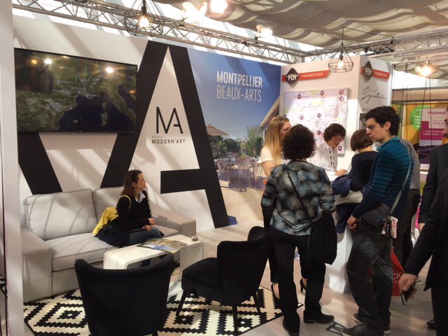 FDI_Groupe's tweet photo. Les équipes #FDI_Promotion vous attendent au salon de l'#immobilier de #Montpellier pour vous présenter en avant première leurs nouveaux programmes Modern'Art et Hora Del Sol. RDV stand A8 - niveau 3 https://t.co/gnJusDt2ey
