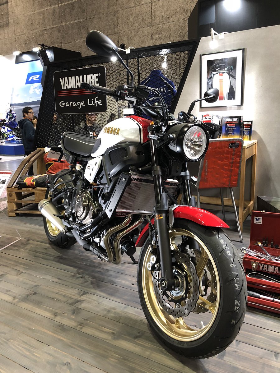 RT @webautoby: ワイズギアブースには、XSR700のオーセンティック外装