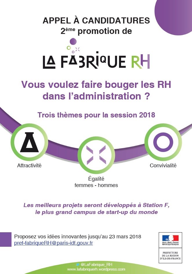 Prefet77's tweet photo. [#FabriqueRH] À l’occasion du premier anniversaire de la @Fabrique_RH, l’incubateur lance son 2ème appel à projets. Tous les agents sont invités à participer avant le 23 mars ! Pour en savoir plus à https://t.co/PAYTbPc7Vz https://t.co/nfJb62eQGP