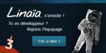 3 nouvelles offres d'emplois pour fêter les 3 ans de <a href="/Linaia_Sas/">Linaïa</a> !
ça se passe ici : linaia.com/jobs #HappyBirthday #Recrutement #Rennes