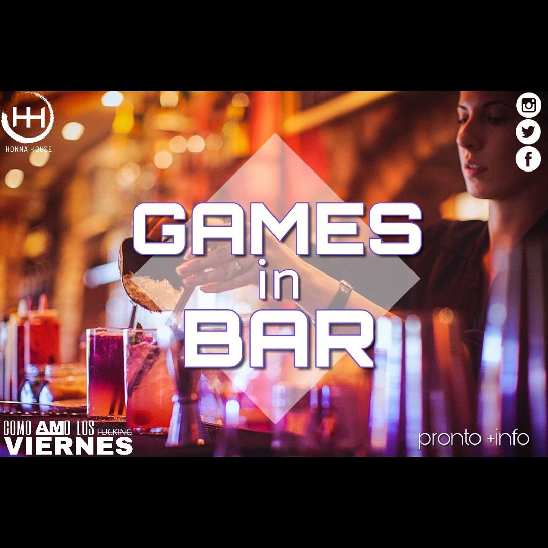 HonnaHouse's tweet photo. Viernes de juegos en barra... HOY 2 x 1 hasta las 3:00am para ellos y ellas!! no colgar🕒 que no hay anticipadas https://t.co/EyHXfnO2hV
