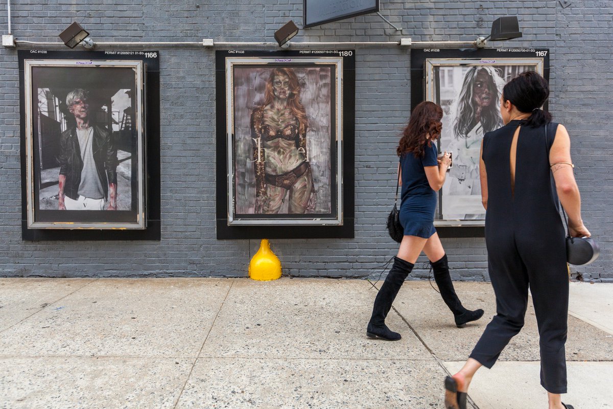 FRIDAY FOCUS : <a href="/Vermibus/">Vermibus</a> 
Joining our #OpenStudios programme, his booth will provide an insight into an artist rarely so candid of the method and motivation behind his work – a unique opportunity for visitors to the fair. #adbuster #monikernyc18

Photos by <a href="/hookedblog/">Hookedblog</a>