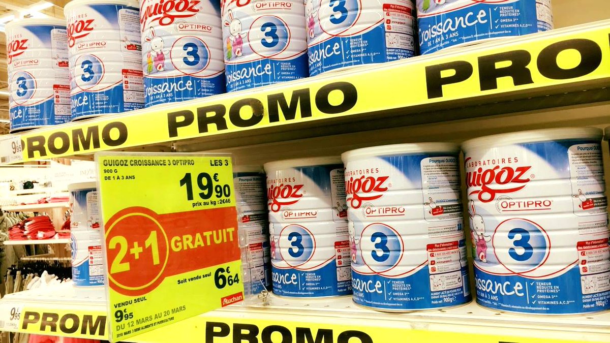 Promo Guigoz croissance optipro 4 chez Auchan