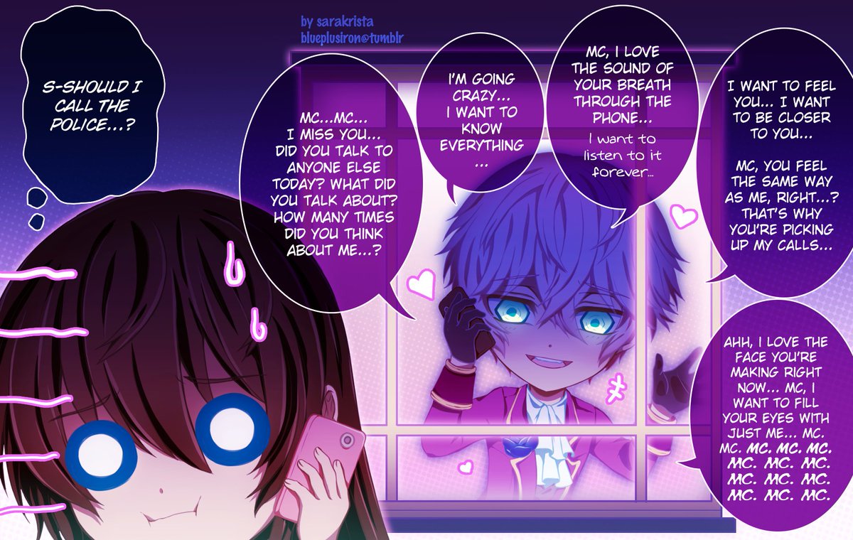 keysshel's tweet photo. Drew this based off an ask about the prologue bad ends from tumblr XD Couldn't resist drawing stalker! Ray lol :x
 #mysticmessenger #saeran #saeranchoi https://t.co/2G7cq7LxHl