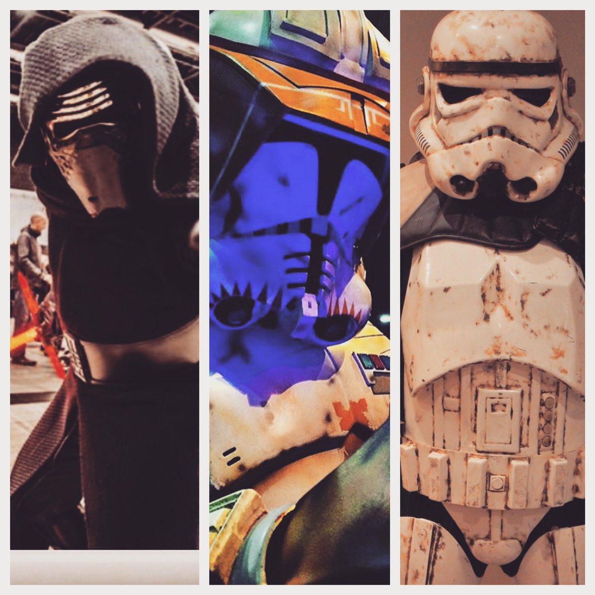 LordKurze's tweet photo. Going to @MCMComicCon in Birmingham this Sunday but what costume to go in #KyloRen #commandercody #sandtropper #mcmcomiccon
🤔🤔🤔🤔🤔🤔🤔🤔 https://t.co/Ta20rejvrd
