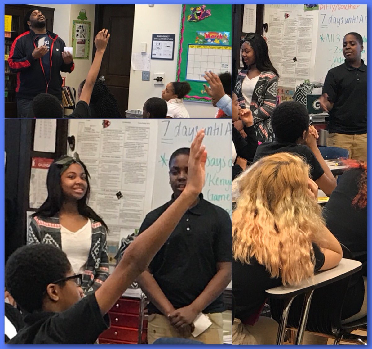 MrKuijper's tweet photo. South High 7-12 Powerful thinking &amp; peer-lead discussion on the unintended consequences of social media. Mr. Tait u rock! @ColsCitySchools https://t.co/gdl9ncv2iB