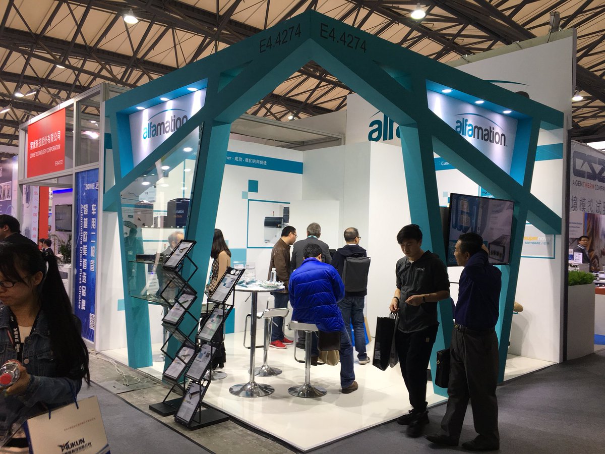 Alfamation's tweet photo. Thanks @monacofiere for the great support at Electronica China 2018 https://t.co/LkUSmDnCBF