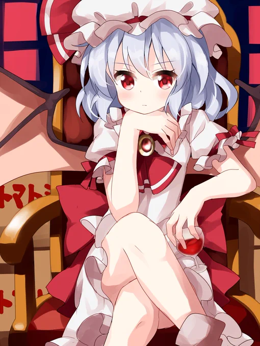 #深夜の真剣お絵描き60分一本勝負 レミリア・スカーレット 