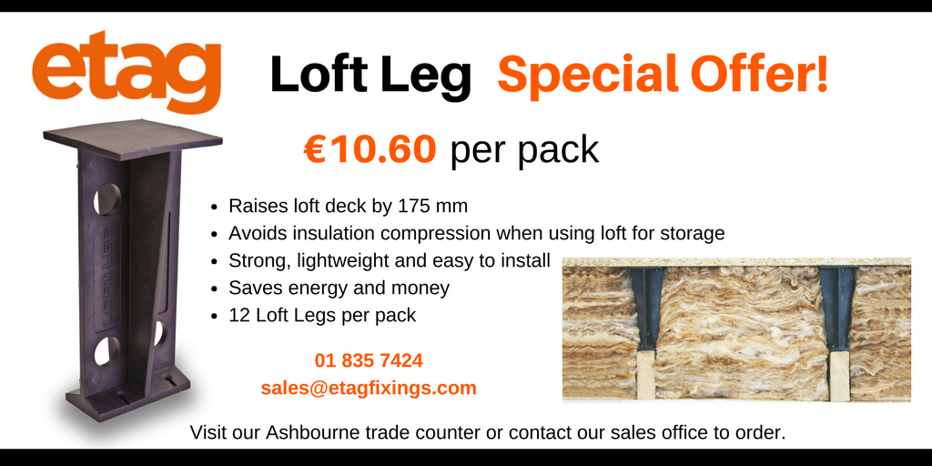 etagireland's tweet image. 📢#SPECIALOFFER alert! Are you planning to insulate your attic but are worried you will lose storage space? Loft Leg is a perfect solution, which will allow you to have both! Warm cosy home and attic storage. #loftleg #insulation #suppliedbyetag #LinkInBio