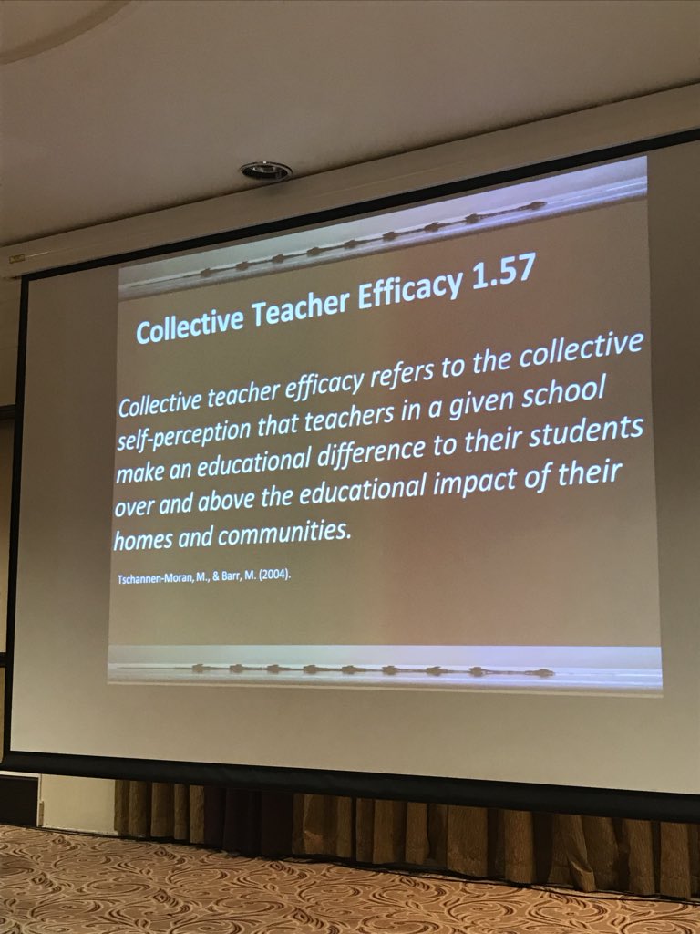 sarahphilpcoach's tweet photo. #collectiveteacherefficacy  #SLCON
Collective self-perception @PeterMDeWitt 
We need to feed collective efficacy with evidence of impact https://t.co/Yy3dplNDqH
