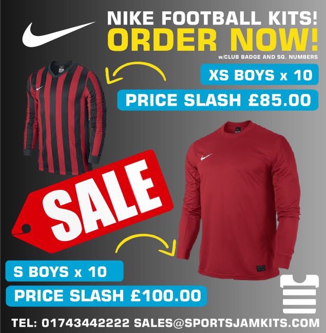 nike football kit price