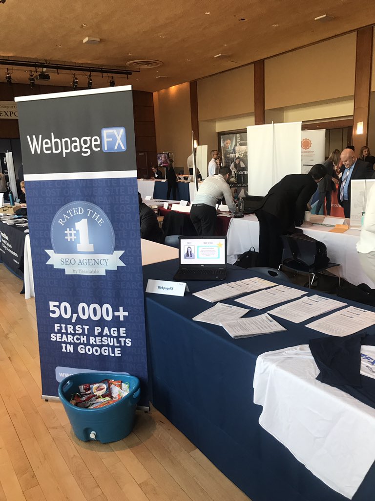 FX_Careers's tweet photo. WE ARE... PSYCHED to chat about career opportunities at the #bestplacetoworkinPA with @PSUBellisario students at the JobExpo.Comm fair! Bring on the #futureFXers ! https://t.co/JNpafcqaEI