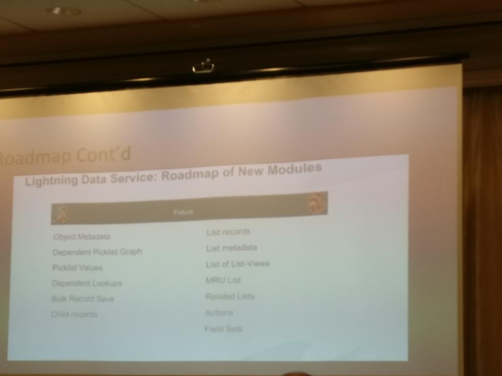 jigarshah189's tweet image. Sneak peek into the near future of building #Apex less #lightningcomponents using #Lightning Data service at @SEDreamin 

@SalesforceDevs @eternussolution #SED18 @DouglasCAyers @rakeshistom @SF_Guha @JRTanna @danieljpeter @SalesforceAmy @MeighanSF @dvdkliu