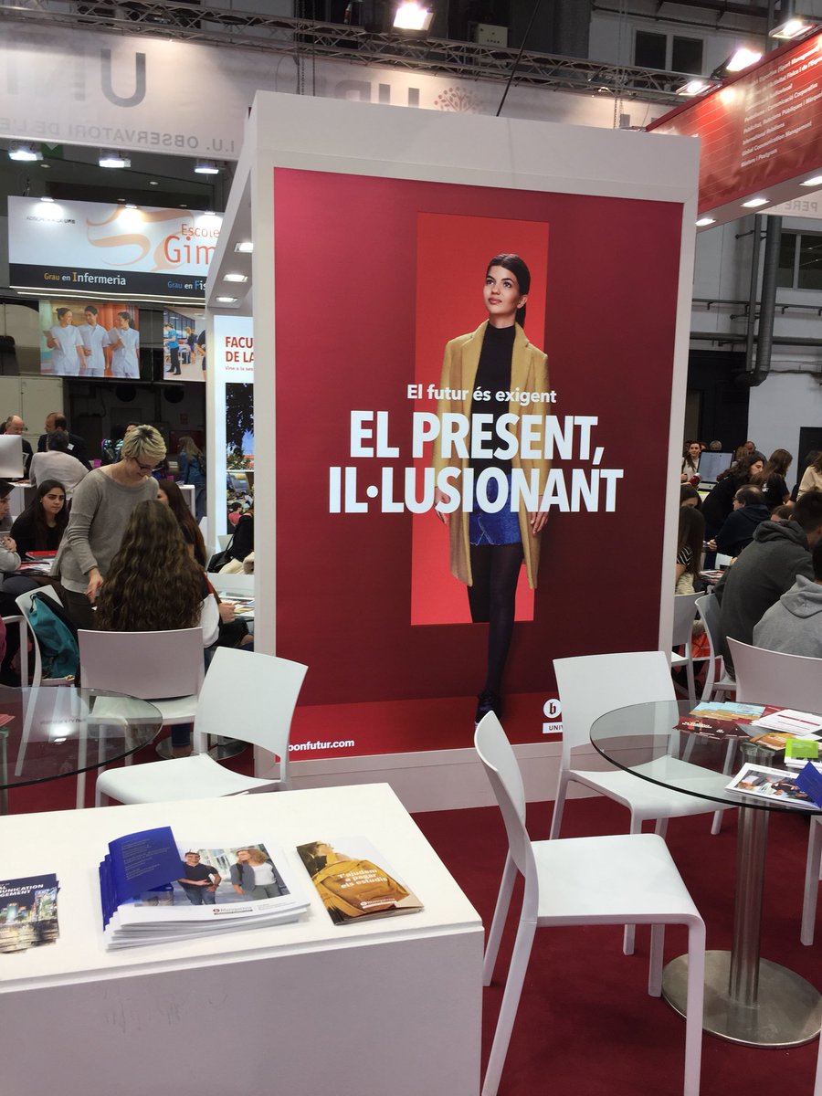 judithtoronjo's tweet photo. Visita al Saló de l’Ensenyament per conèixer l’oferta formativa del proper curs acadèmic @universitatscat i la nova #guiafp de la @fundaciobcnfp amb @SIGMA_AIE https://t.co/B0yU6vF8Z2