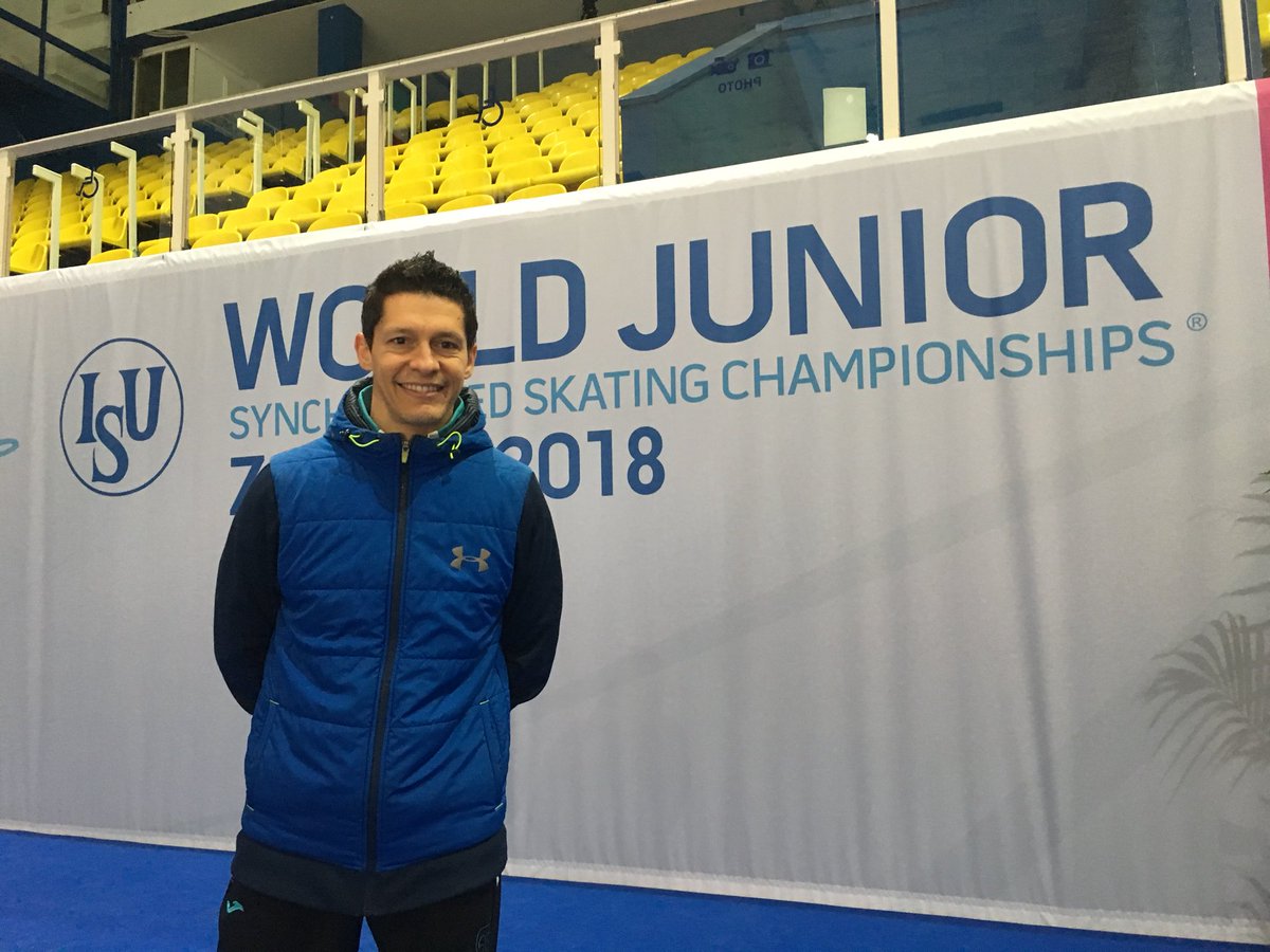 Ganas de empezar. World Junior Synchro skating Championships