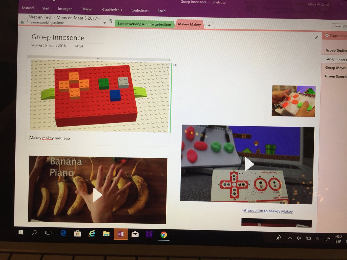 olivierdijkmans's tweet photo. During health Week at school, What is cooler then controlling the i3board with fruit? @i3_Technologies #makeymakey https://t.co/x8oA9uyOhh