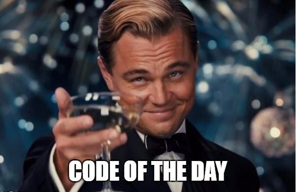 Sololearn's tweet photo. Code_of_the_Day ๐ฅ๐ฅ๐ฅ
https://t.co/N69oUQO84N
#freefunlearning #code #learn https://t.co/Z1ymkZQXBe