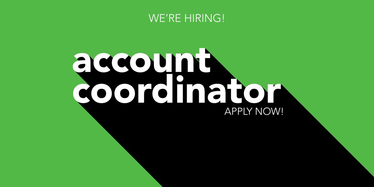 MMItweets's tweet image. 👉We're looking for an Account Coordinator to join our team! Visit managingmatters.com to apply today! #torontojob #toronto #applynow #nowhiring