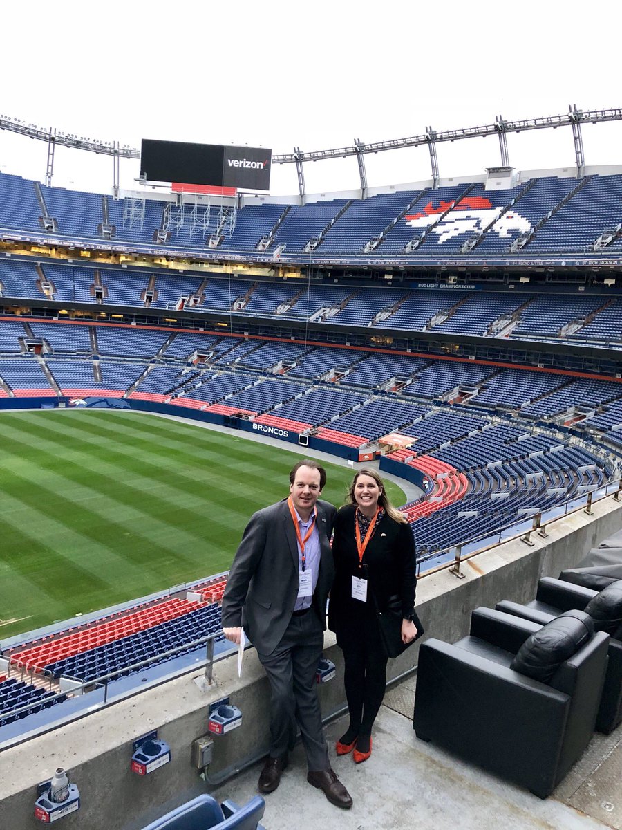 erinjkuhn's tweet photo. Fantastic, as always, to attend @ColoTechAsn #CLEVEL2018 at @Broncos stadium &amp; to speak with so many #Colorado tech co’s that have invested in the UK! Thanks @tannersarms for coming too! #TechnologyIsGREAT #UKinCO https://t.co/Fbharx57ch