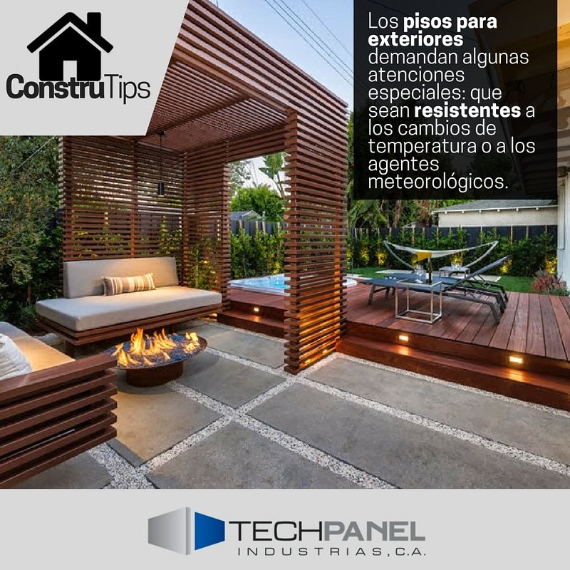 techpanel_ind's tweet photo. Feliz viernes, hoy es día de construtips. El tema: los pisos para exteriores, seleccionar el material para ello requiere de ciertos consejos #SomosTechpanel #Construción #ConstruTips #Viernes #ViernesDeTécnicas #PisosParaExteriores https://t.co/GMvtbQf8sC