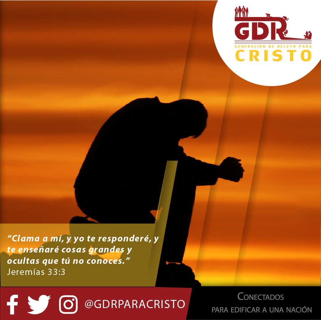 GDRparaCristo's tweet photo. Crear una amistad con Dios solidad, donde él se convierta en nuestro amigo,donde podamos clamar en los momentos de angustia, pues sabemos que él nos librara de las adversidades y nos dará paz.
#ConectateConDios.
#GdrParaCristo.
#ConectadosParaEdificar.
#ClamaADios. https://t.co/YCUWHU4Rnk