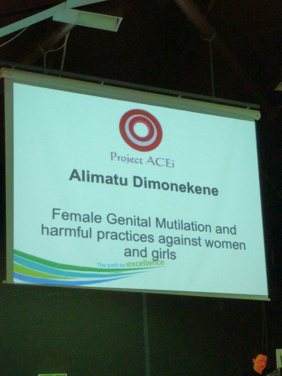 Sean50p's tweet photo. #ThinkFamily18
#FGM
Last but not least Alimatu Dimonekene speaking about Female Genital Mutilation /Cutting https://t.co/xWYTI3vLVt