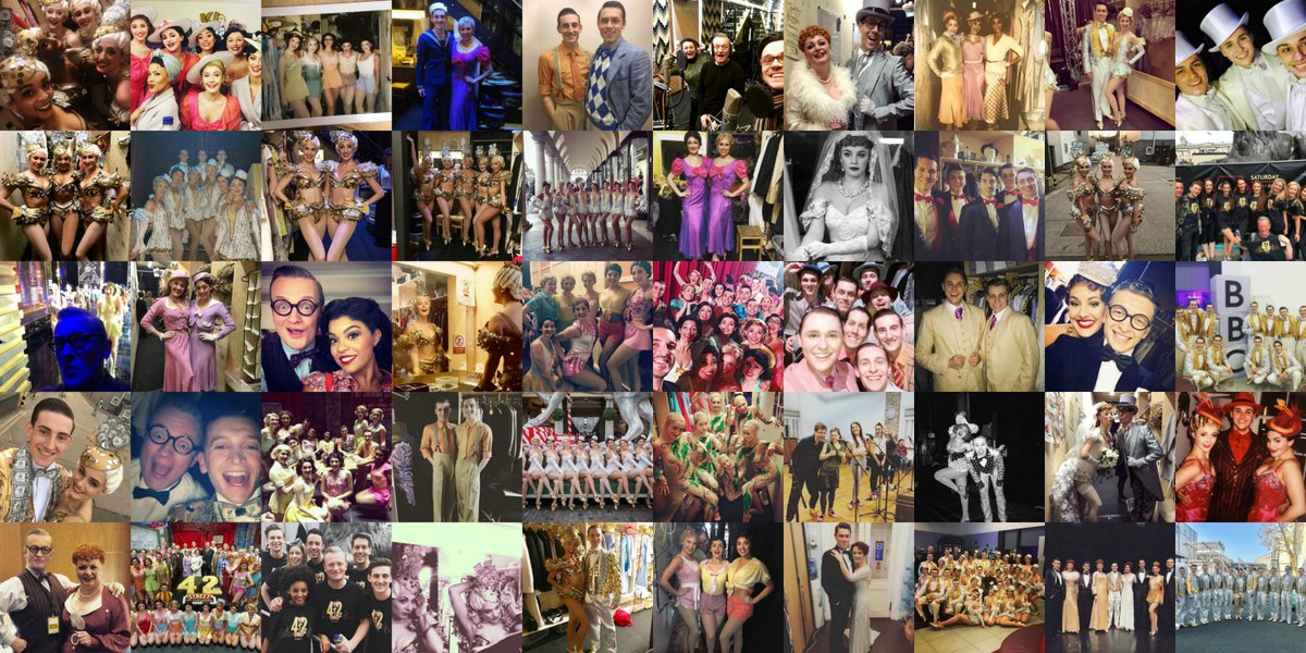 42ndStreetLDN's tweet photo. Today we say goodbye to several members of our 2017/18 cast. Here's a couple of snaps you may not have seen before! 📷 https://t.co/DMkwprdz37