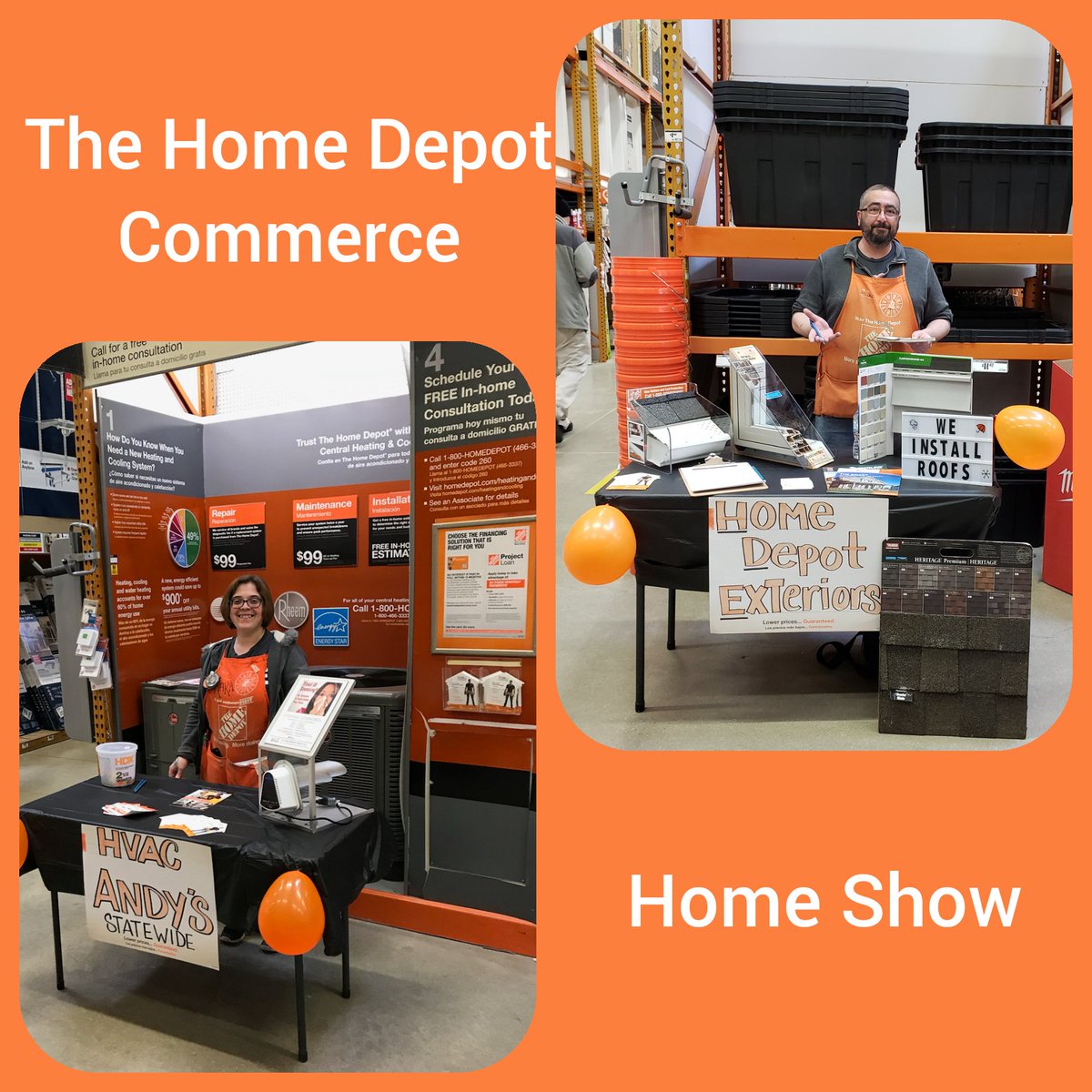 Keeping our customers informed on what installs Home Depot provides. Commerce Home Depot Home Show. <a href="/noon0611/">Amber Noon</a> @HomerDepot3 <a href="/Iafano86/">Joey Iafano</a> <a href="/yono_mike/">mike yono</a>