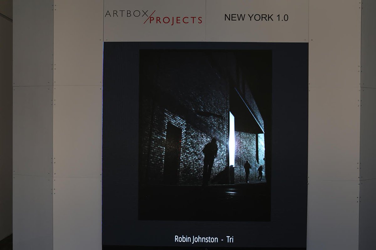 Two of my Glasgow street photos were included on the big screen at The Artbox Projects exhibition in New York. @thearmoryshow @artlead @NewYorkLiveArts #photography #Glasgow
