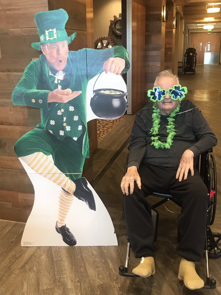 Westfield_WB's tweet photo. Having a little extra fun in therapy today! ☘️@TrilogyLiving @ParagonRehab #StPattysDay #rehabfun https://t.co/6aClNrYe2C