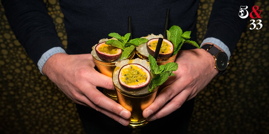 We’ve got the perfect excuse to leave the office early… Beers, wines and cocktails at sweet prices every Friday from 5.00-8.00pm! #suitedeal #5and33