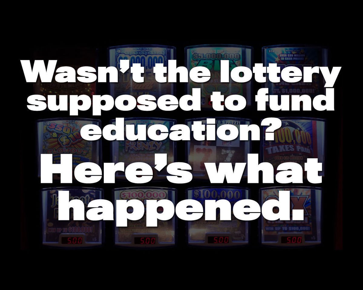 tulsaworld's tweet photo. Wasn’t the lottery supposed to fund education? Here’s what happened. https://t.co/liJYjd5eLK #oklaed https://t.co/ZC8lzBtPj2