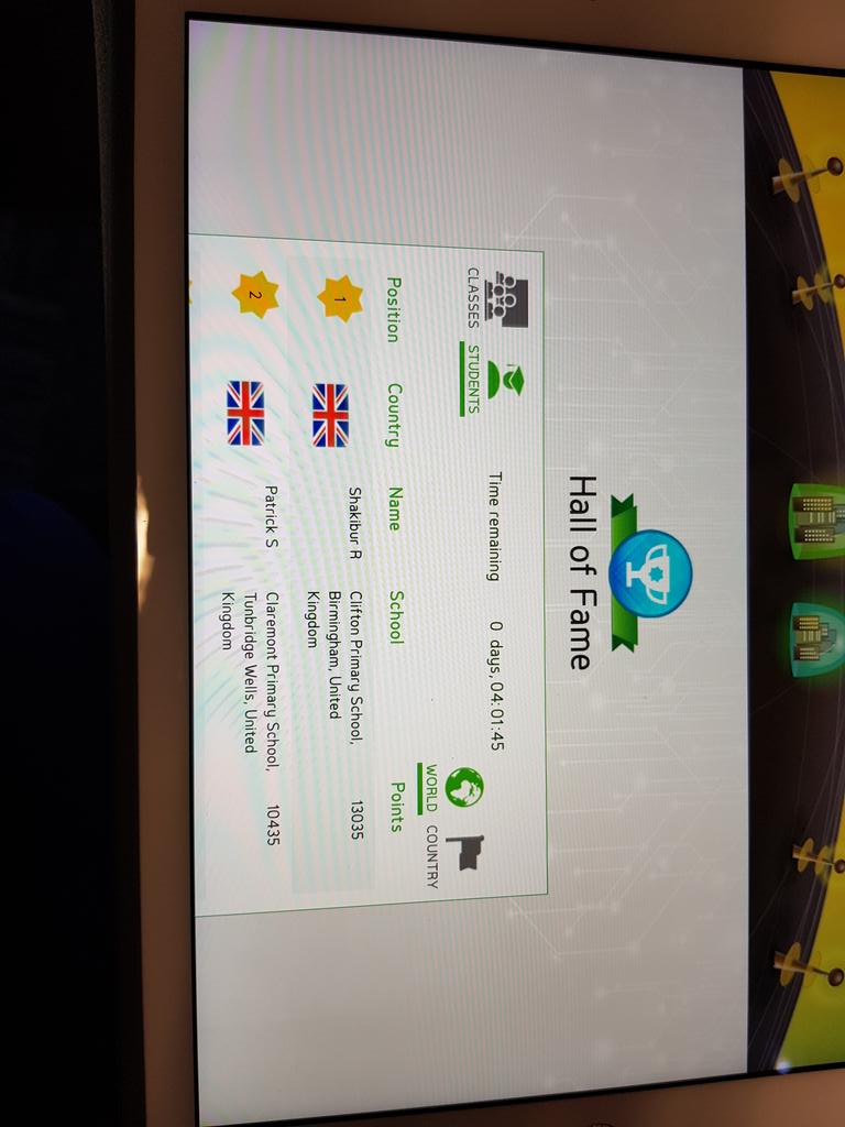 WOW! 6UC feeling proud of fellow classmate Shakibur #worldNo.1 @MissBeavan <a href="/MissSCummings/">Miss Cummings</a> <a href="/Miss_Hitchcock/">Mrs Sercombe</a> <a href="/CliftonPrim/">CliftonPrimary</a>