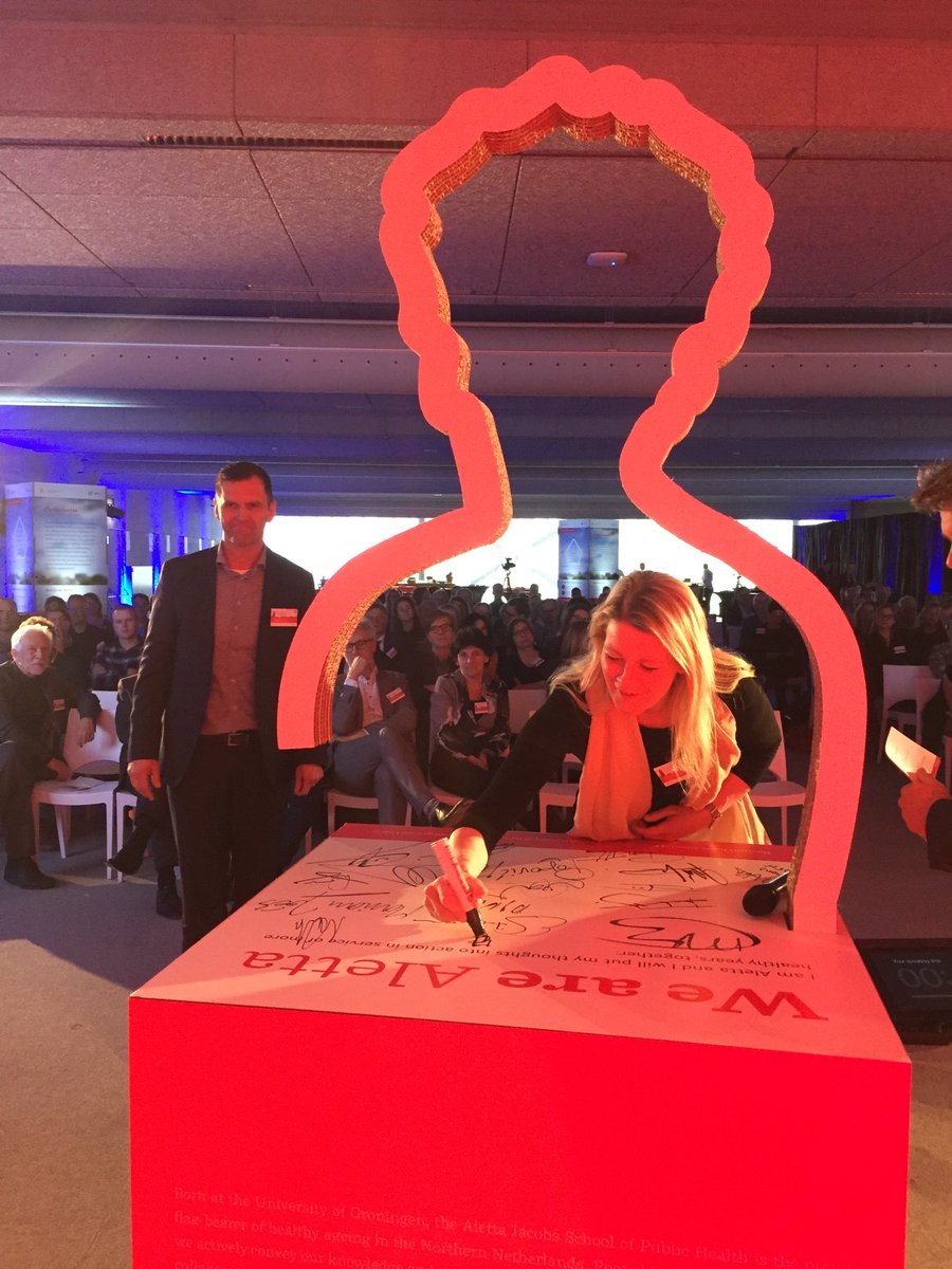 We’re still a bit overwhelmed by the great attention the Grand Opening of the Aletta Jacobs School of Public Health got yesterday. We’re so proud of all the people who signed the co-operation agreement, and we thank those who were there with us to witness that moment.#WeAreAletta