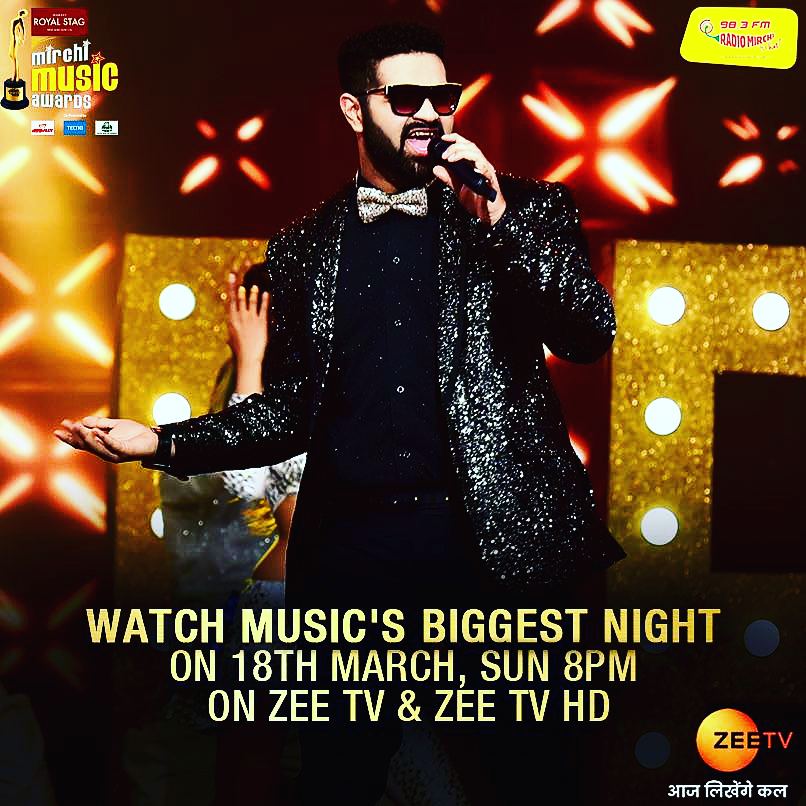 sid_mahadevan's tweet image. Are you guys excited for the Royal Stag Mirchi Music Awards? Don't miss my very special Blinged out tribute to the one and only Bappi Da on the 18th of March 8 p.m onwards only on Zee Tv and Zee Tv HD. Any guesses which songs I performed? Comment below :) @RadioMirchi

#RSMM