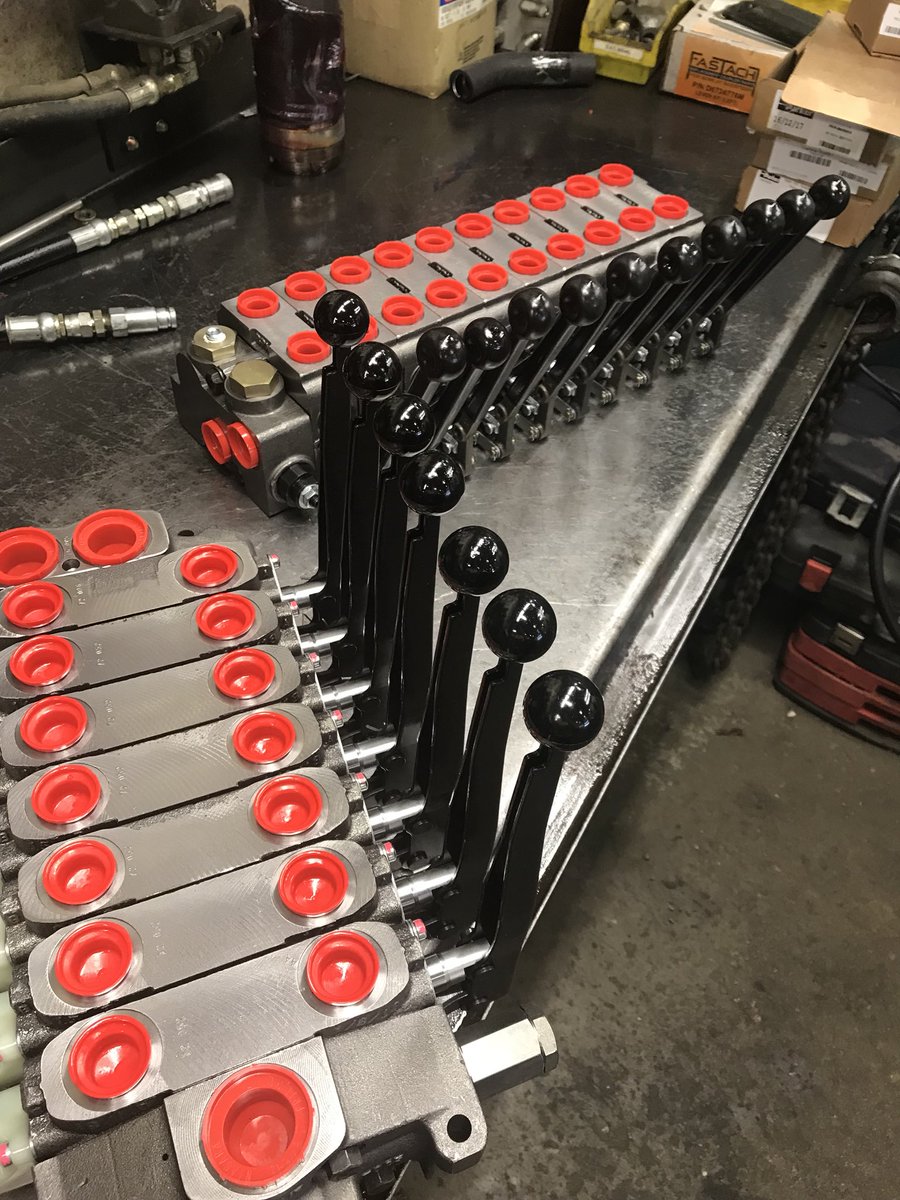 These sure are some pretty Parker valves going to a customer today! #parkervalves