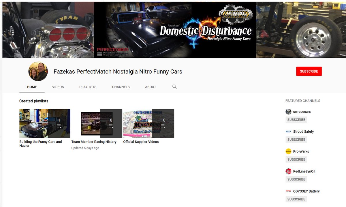 DDFunnyCars's tweet photo. We are eager to take on the new challenge of wrenching, tuning and driving nostalgia nitro funny cars. The team has interesting racing and exhibition motor sports backgrounds! Check out our 'Team Member Racing History' YouTube Playlist. #earnit #pmnitro https://t.co/9MKnCFIF61 https://t.co/q18jLYsSA3