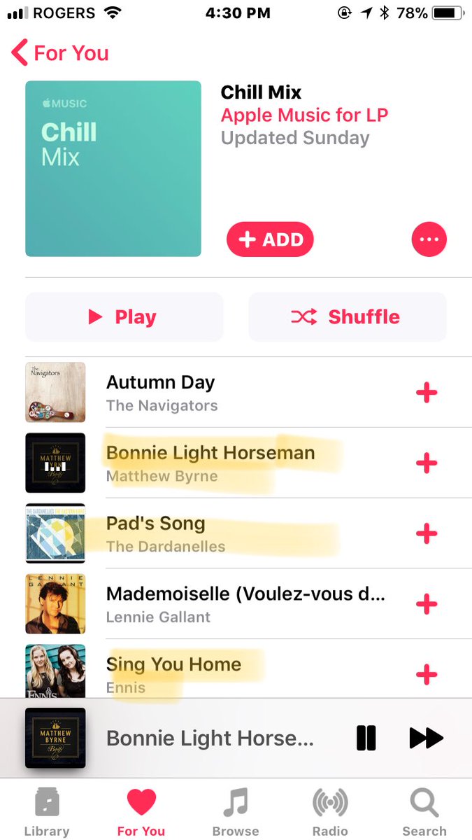 Ohhhh lookie what came up on my #ChillMix on @AppleMusic @mattbyrneNL @TheDardanelles and @ENNISmusic WICKED!! Great music to listen to while I work #NLMusic #iHeartNL
