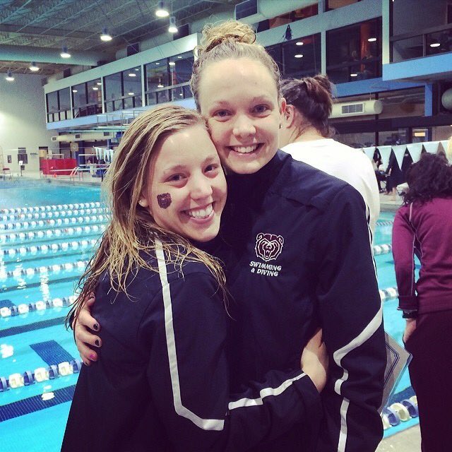 AnnaAhlin1's tweet photo. HAPPY BIRTHDAY to my long lost BBB and favorite water-licking-art-discovering-noseclip-using person @megholthoff Miss you Meggster 🎉🎊❤️👯‍♀️ https://t.co/q4L5plCTVS