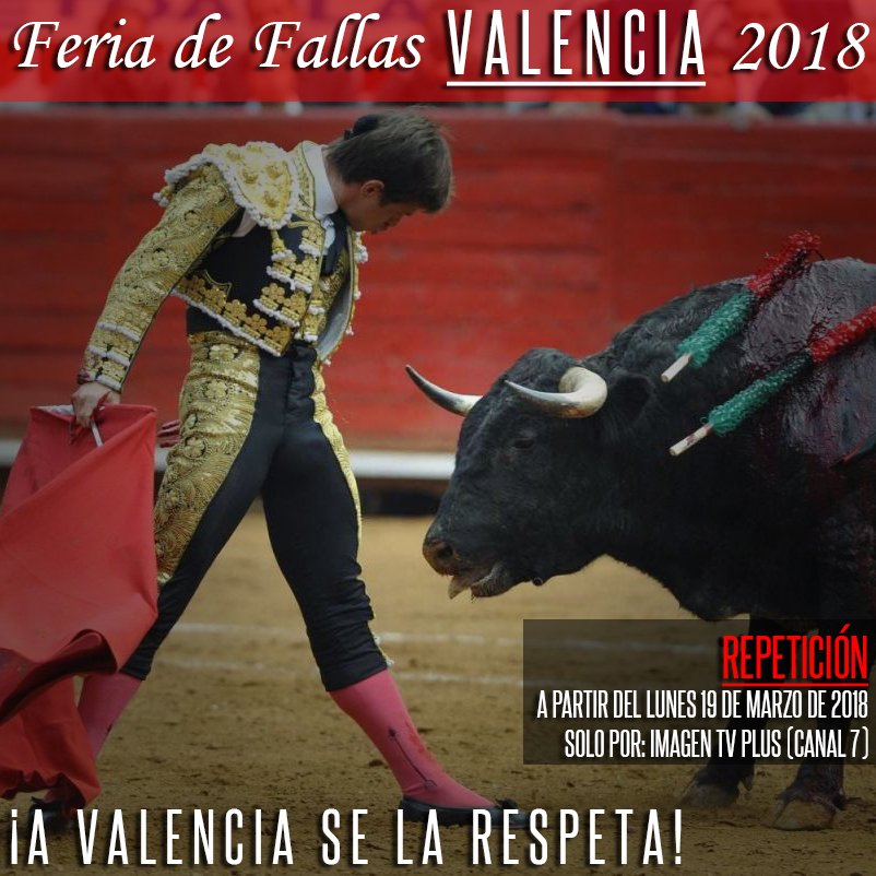 ¿Te gustan las corridas de toros? Revive la Gran Feria de Fallas Valencia 2018 con las más representativas figuras del toreo. No te lo pierdas, solo por Imagen Tv Plus. SUSCRÍBETE y pásala bien en tus ratos libres.

#norteconecta
facebook.com/norteconectaof…
norteconecta.com