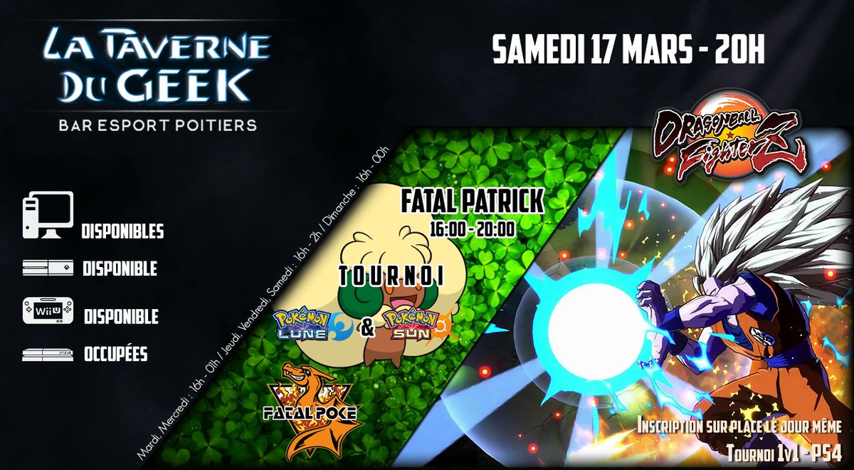 Du monde chaud pour le tournoi de #DragonBallFighterZ demain ? :D
<a href="/BandaiNamcoFR/">BANDAI NAMCO FR</a>