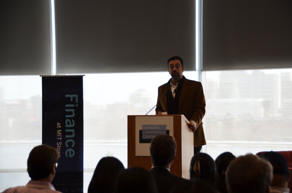 MITSloanInvest's tweet photo. "In a world of less manufacturing and more services can AI increase productivity that reflects in jobs and wages? That the key” - Daron Acemoglu
#MITInvest #MITSloan https://t.co/BFglS09mEy