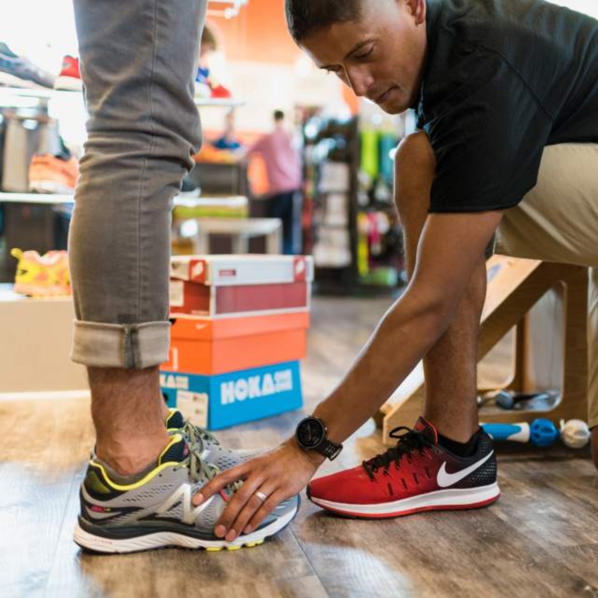 All of our employees have biomechanical knowledge -- we won't rest until we find the right fit.