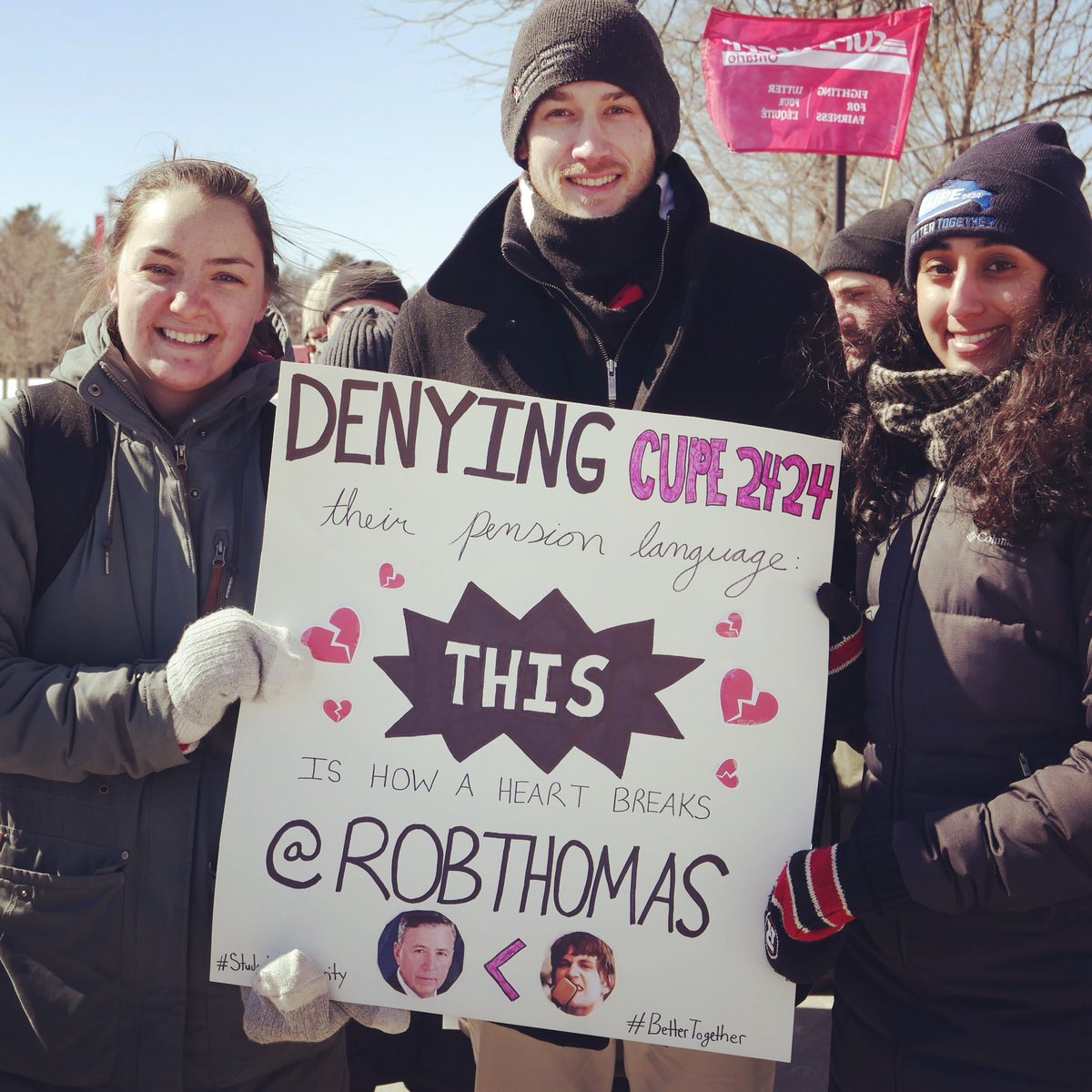 CUPE2424's tweet image. Day 10: Signs from the picket lines. #WeAreCarleton #carletonstrike #carletonu #carletonuniversity #cupe2424