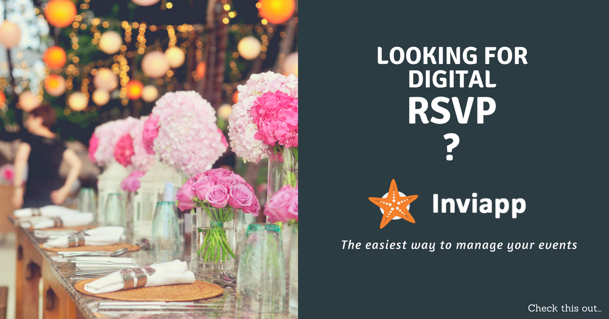 InviappEvents's tweet image. buff.ly/2FS2de0 - Invite your guests easily to your special event! 
#RSVP #WeddingPlanning #weddingparty #invites #Invitations #INVITATION