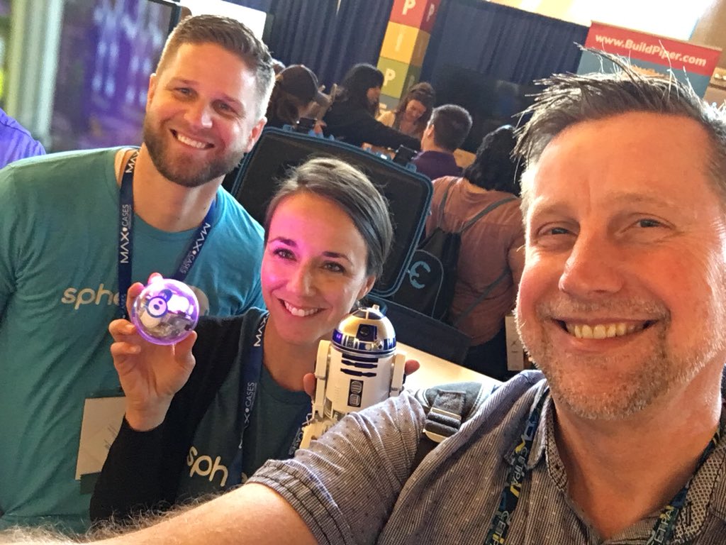 Thank you to our partners in student learning!  You make a difference!  <a href="/SantaAnaUSD/">Santa Ana USD</a> <a href="/SpheroEdu/">Sphero Education</a> #CUE18